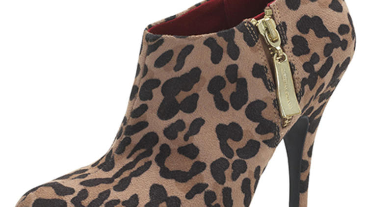 Payless leopard clearance booties