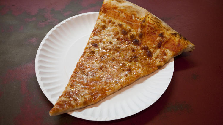 Regular slice at Sal & Carmine's