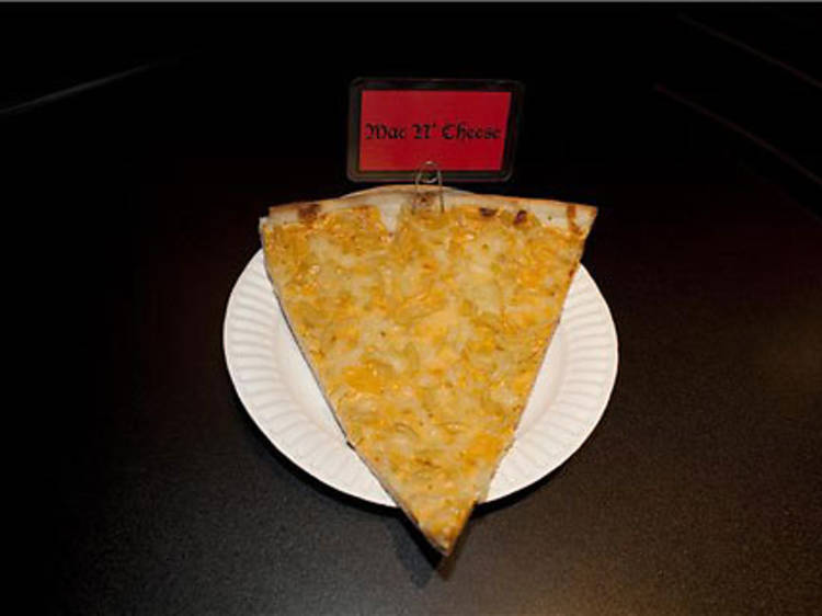 Mac-and-cheese slice from Hell's Kitchen Pizza