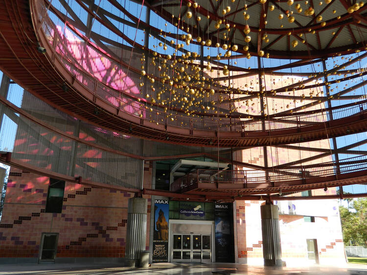 Test your skills at the California Science Center’s fun, hands-on sports exhibit