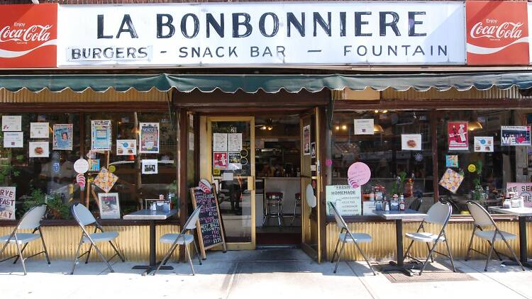 Exterior of La Bonbonniere