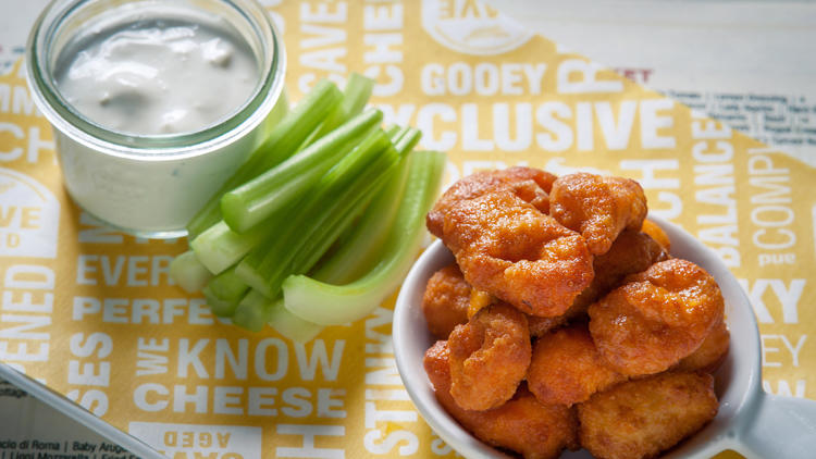 Buffalo Cheese Curds at Murrays Cheese Bar