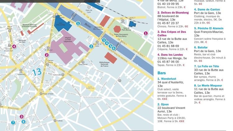Nuit Blanche : carte Bnf/Bercy Nuit Blanche : carte Bnf/Bercy