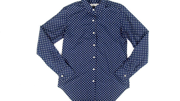 Raleigh cotton-and-silk polka-dot top, $205