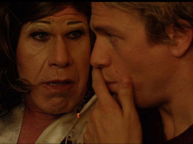 3, 2, 1…Frankie Go Boom Ron Perlman, left, and Charlie Hunnam in 3, 2, 1…Frankie Go Boom