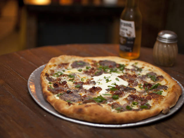 PeteZaaz (CLOSED) Potato, bacon, and sour cream pie at PeteZaaz