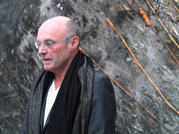 (Anselm Kiefer à la galerie, le jour du vernissage / © TB - Time Out)