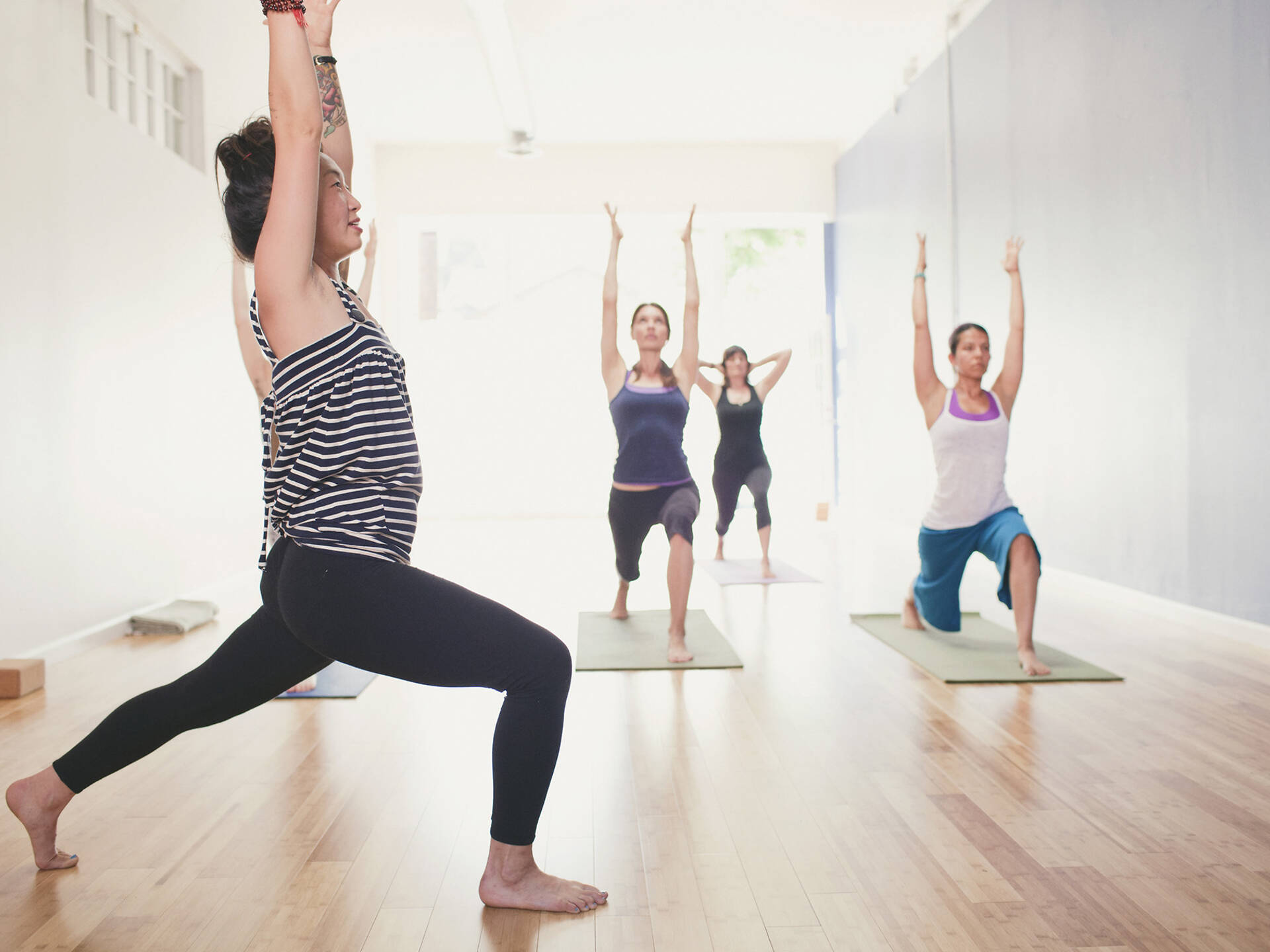 Free yoga, or by donation, classes throughout Los Angeles