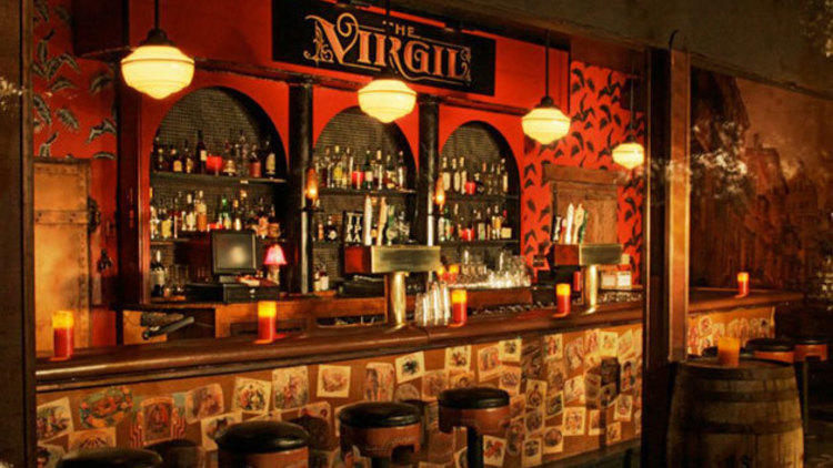 Bar at the Virgil.