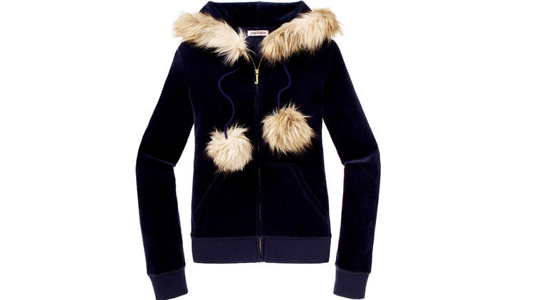 Juicy couture hot sale fur hoodie