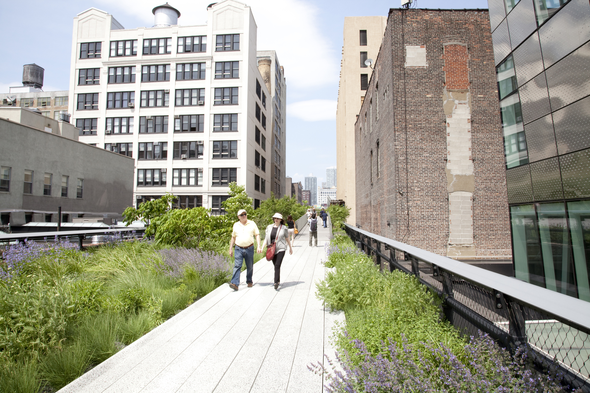 High Line map of outdoor oases and NYC sightseeing around 