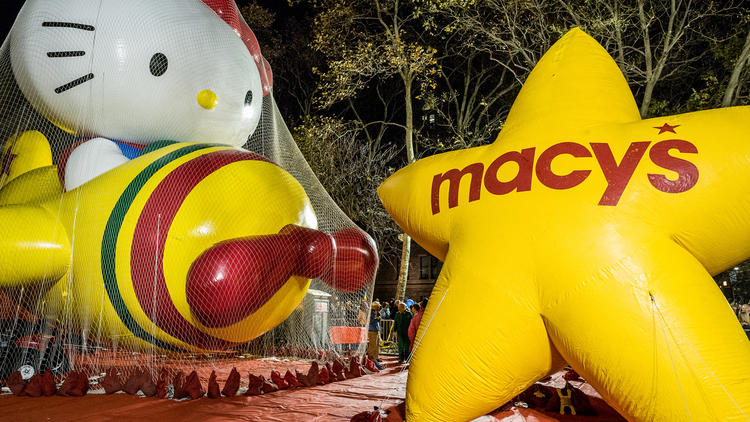 Macy's Parade Balloon Inflation, November 2012