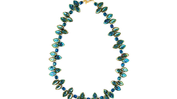 KJK Jewelry glass necklace, $35 (was $70)