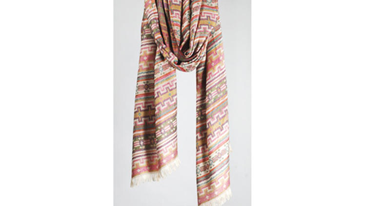 Elizabeth Gillett printed scarf, $30 (was $65)