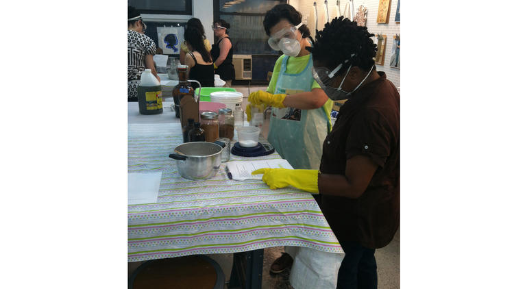 Soapmaking at Make Workshop 