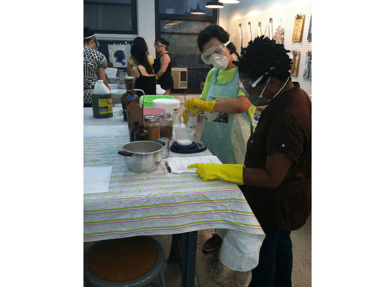 Soapmaking at Make Workshop 