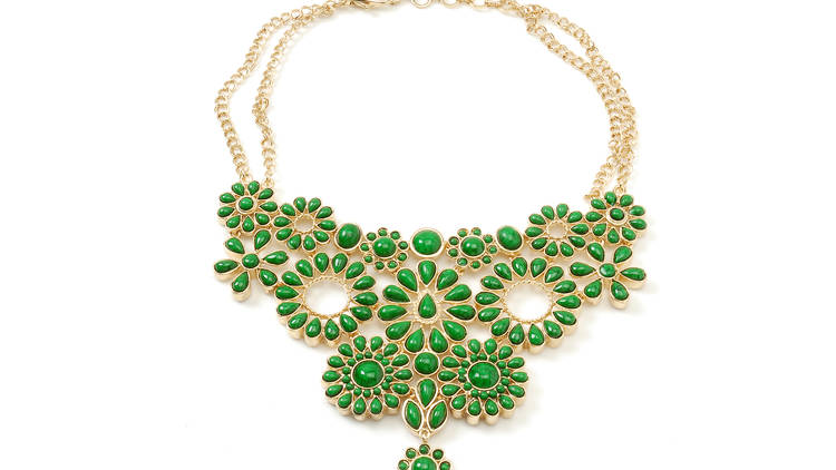 Amrita Singh bib necklace, $50 (was $250), at Lucky Shops
