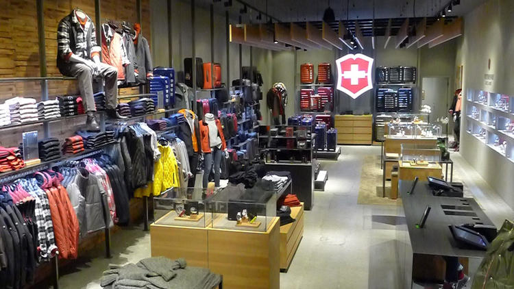 Victorinox Swiss Army Shopping in Soho New York