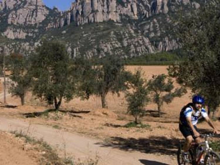 Bicleta Collbató Montserrat El Bruc