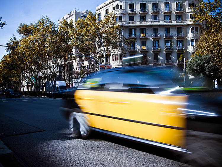 Barcelona by taxi