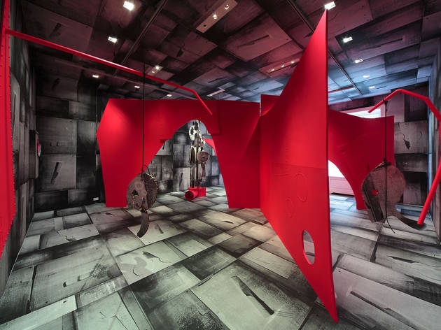 Aaron Curry, installation view of "Buzz Kill" at Michael Werner