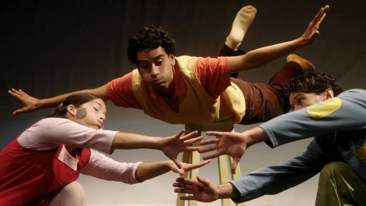 Montaje de Teatro al vacío, en Foro La Gruta