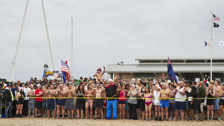 Coney Island Polar Bear Club New Year's Day Swim