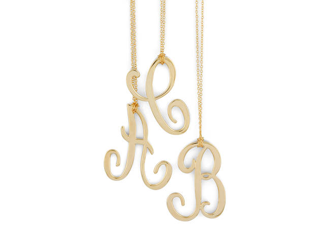 Trend watch: Personalized, monogrammed and custom jewelry