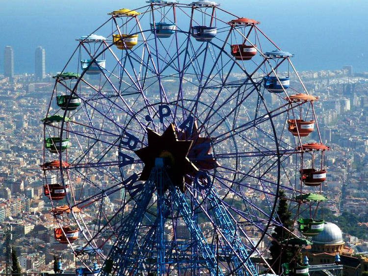 Tibidabo funfair CLOSED