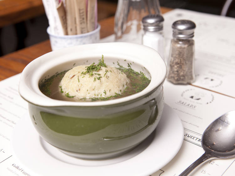 Matzo ball soup at Jack's Wife Freda