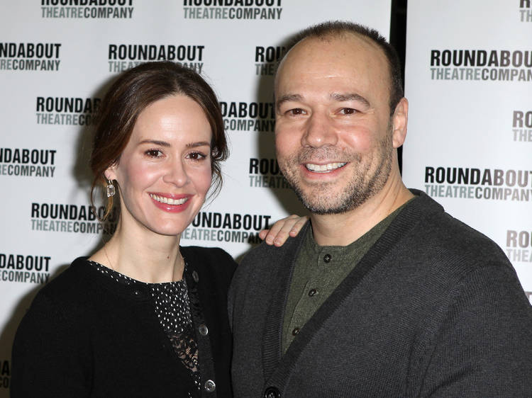 Sarah Paulson and Danny Burstein