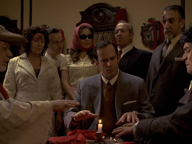 Night Across the Street: movie review Left to right: Pedro Villagra, Christian Vadim, Sergio Schmied and Sergio Hernandez in Night Across the Street