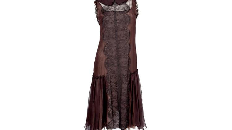 Amelia Toro sleeveless lace dress, $1,105