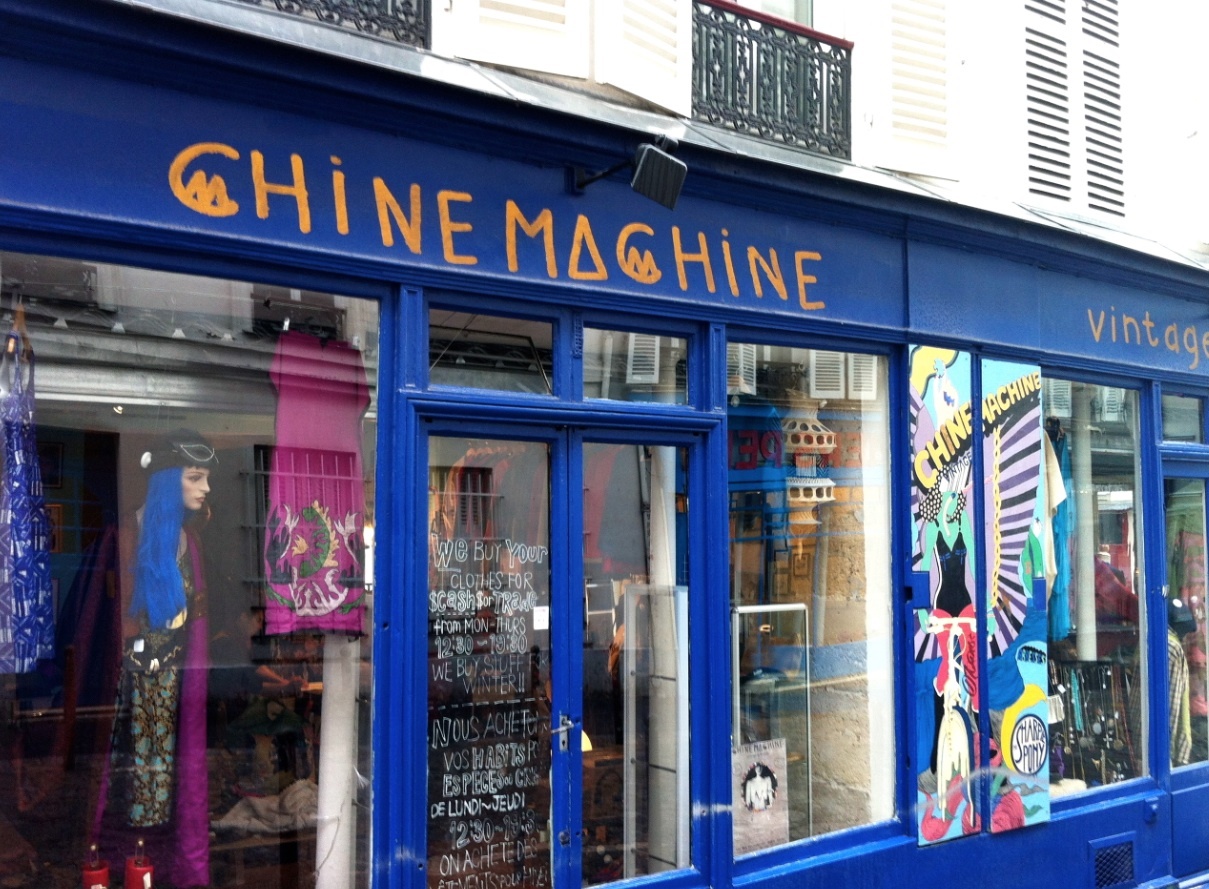 Chine Machine Shopping Abbesses Paris