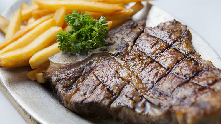 22 oz porterhouse steak at Taylor's Steakhouse