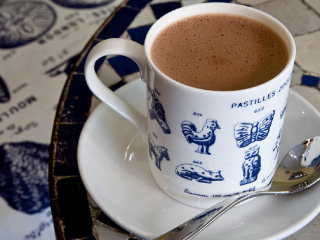 Rococo Hot chocolate at Rococo, London