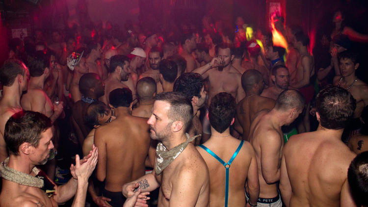 Dworld Underwear Party at Rebel (slide show) (NSFW)