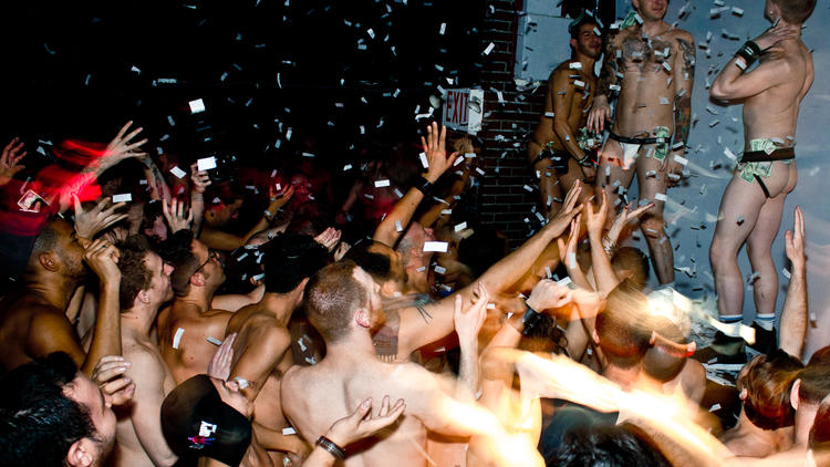 Dworld Underwear Party at Rebel (slide show) (NSFW)