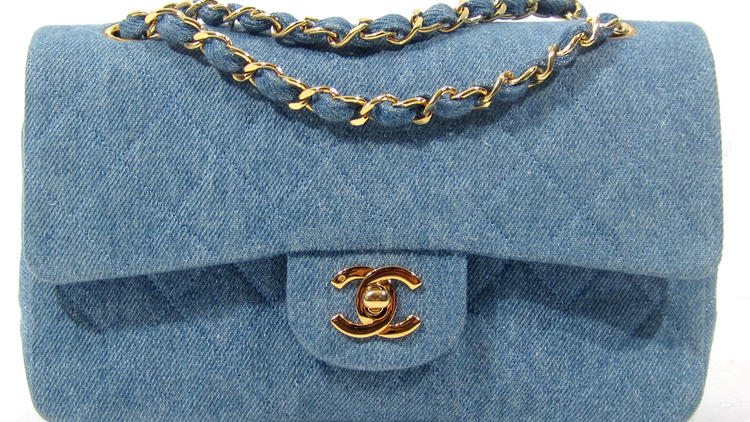 Chanel denim bag, $1,500 (was $3,500), at Decades Inc.