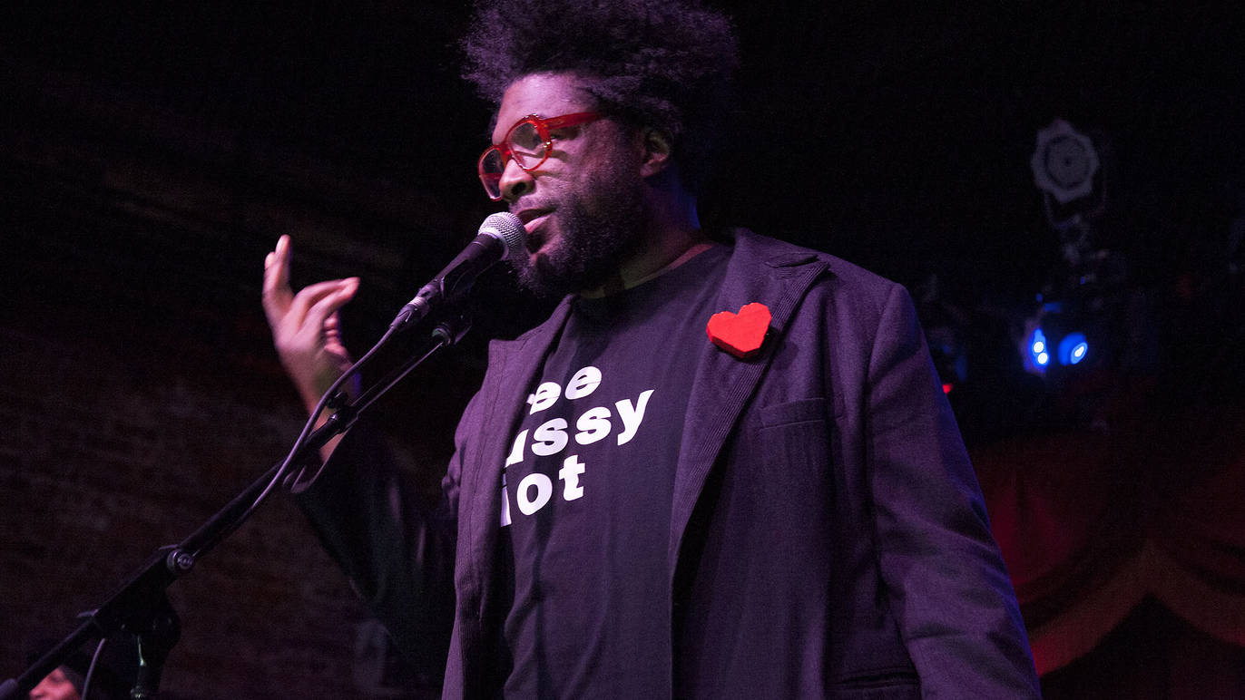 Live photos D'Angelo and Questlove at Brooklyn Bowl