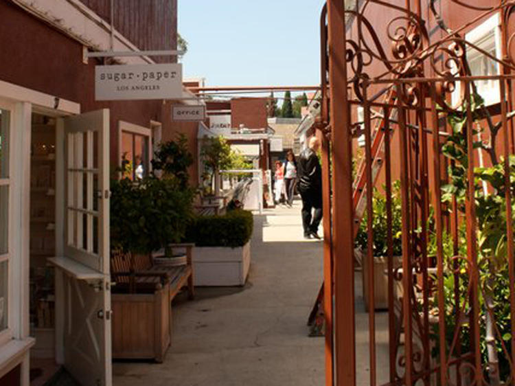 Dine and shop at the historic Brentwood Country Mart