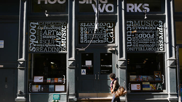 Grab a book at Housing Works Bookstore Café