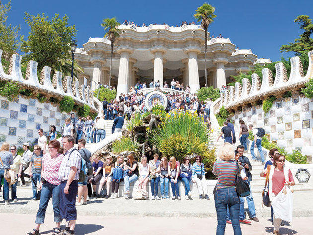 Antoni Gaudi S Park Guell In Barcelona