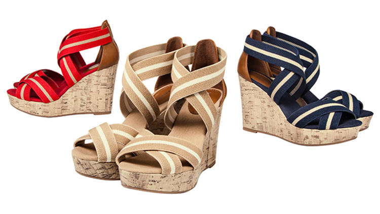 Merona sales wedge sandals