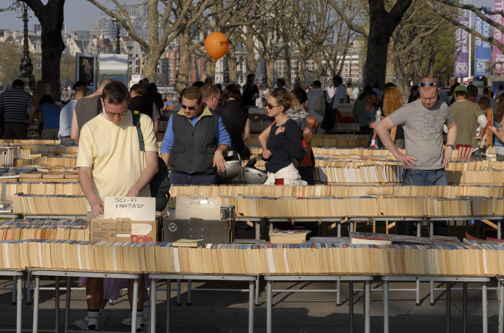 South Bank Book Market Shopping in South Bank, London