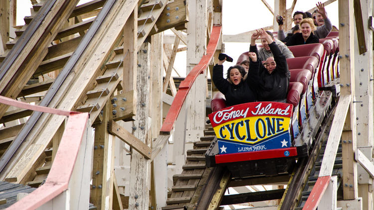 Scream your guts out while riding the Cyclone