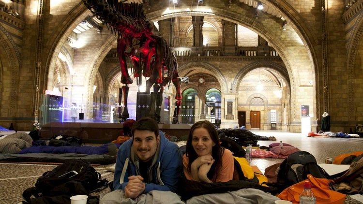 Dino Snores at the Natural History Museum