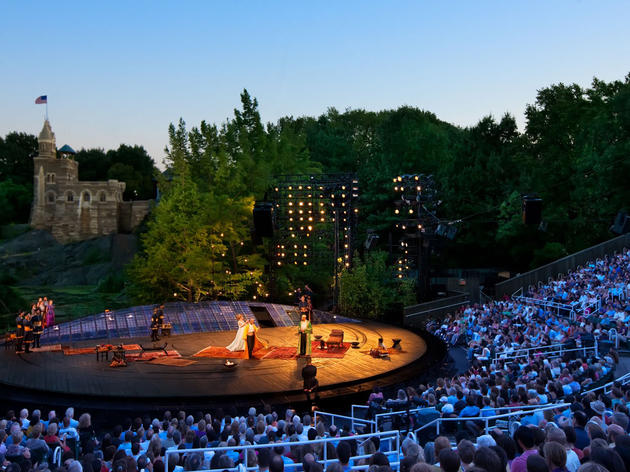 Delacorte Theater Seating Chart Central Park