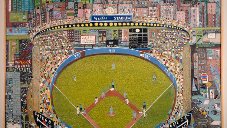 New York Yankees: Old Yankee Stadium Behind Home Plate Mural - Officia