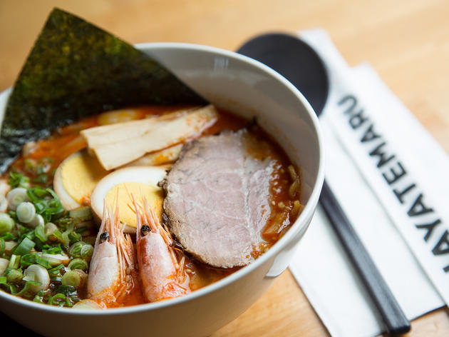 Ramen Hayatemaru (CLOSED) Jiggae ramen at Ramen Hayatemaru
